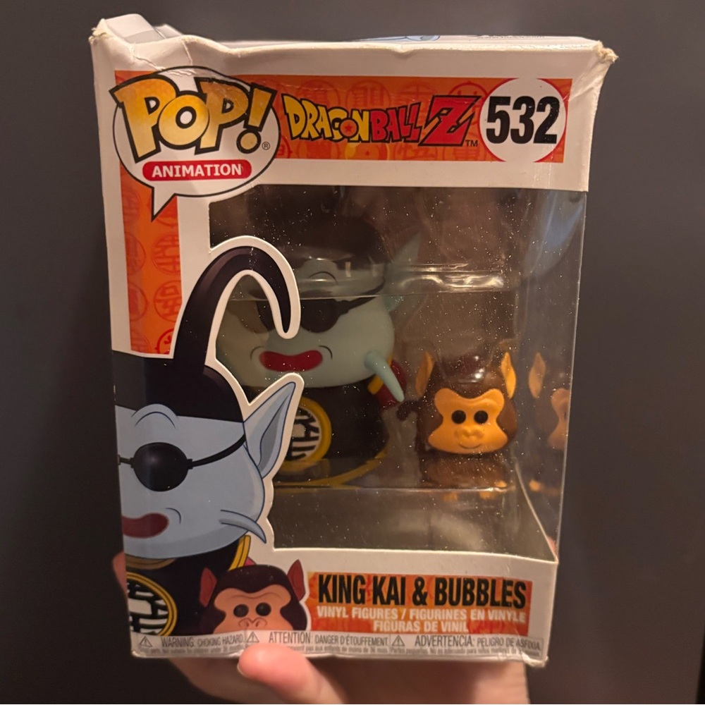 King Kai and bubbles (authentic)